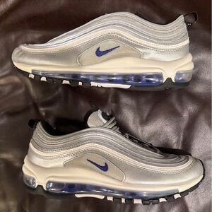 Nike Air Max 97 Purple Bullet Sneakers - Size 6.5Y / 8W - Great Condition